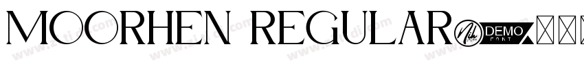 Moorhen Regular字体转换